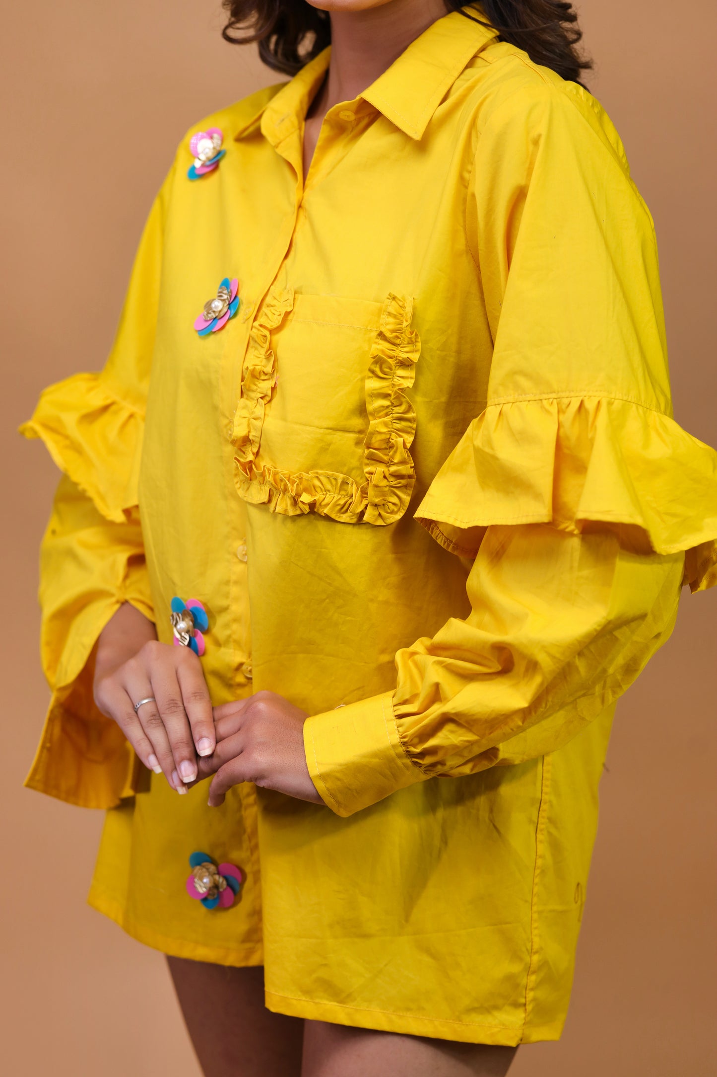 Ruffled Up In Mango
