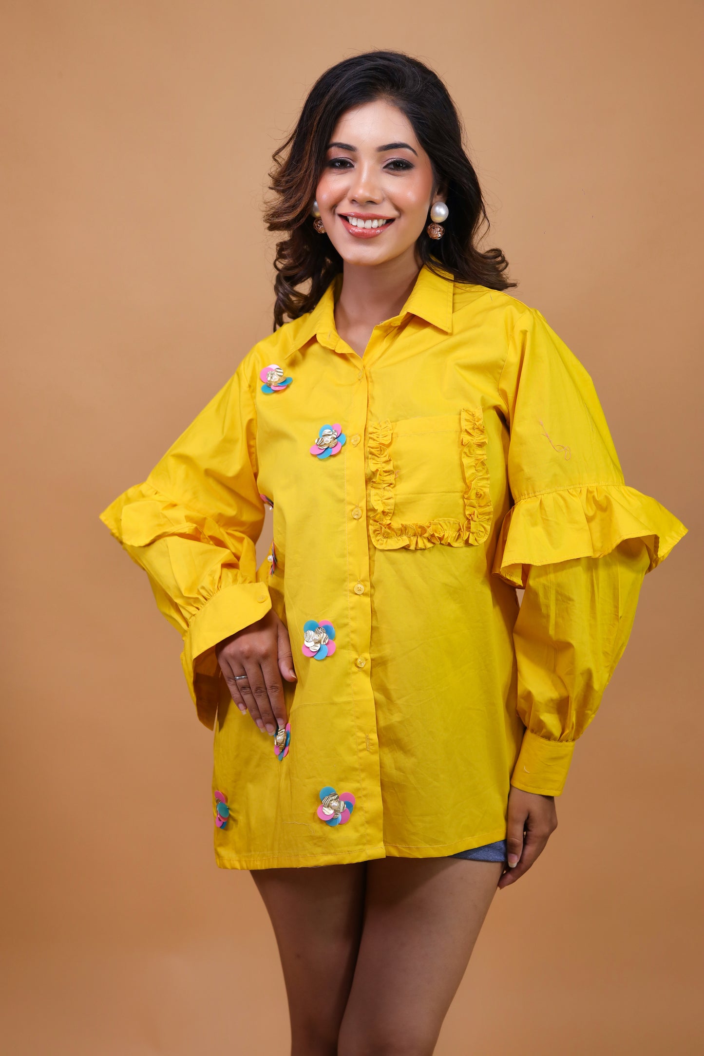 Ruffled Up In Mango