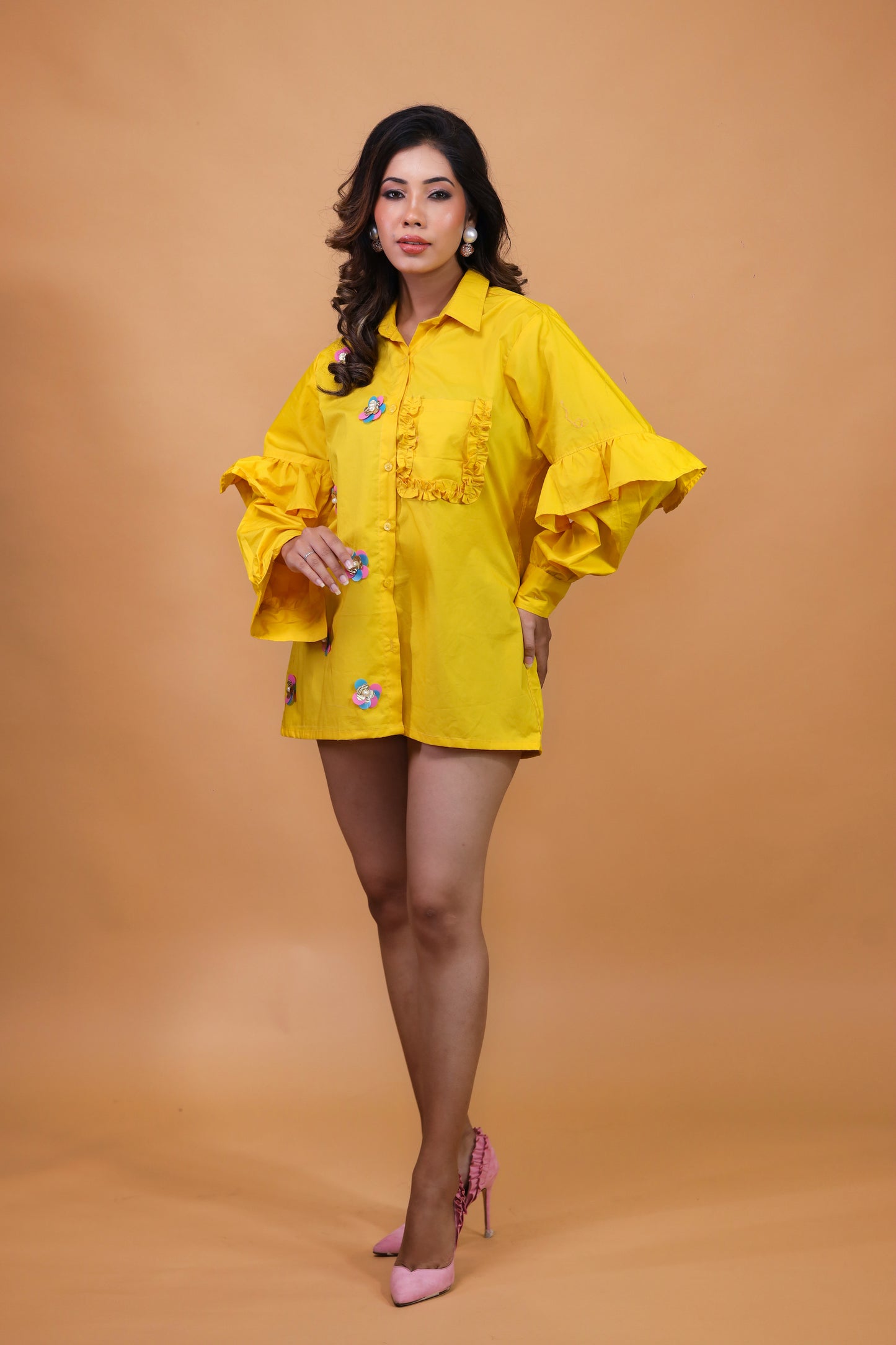 Ruffled Up In Mango