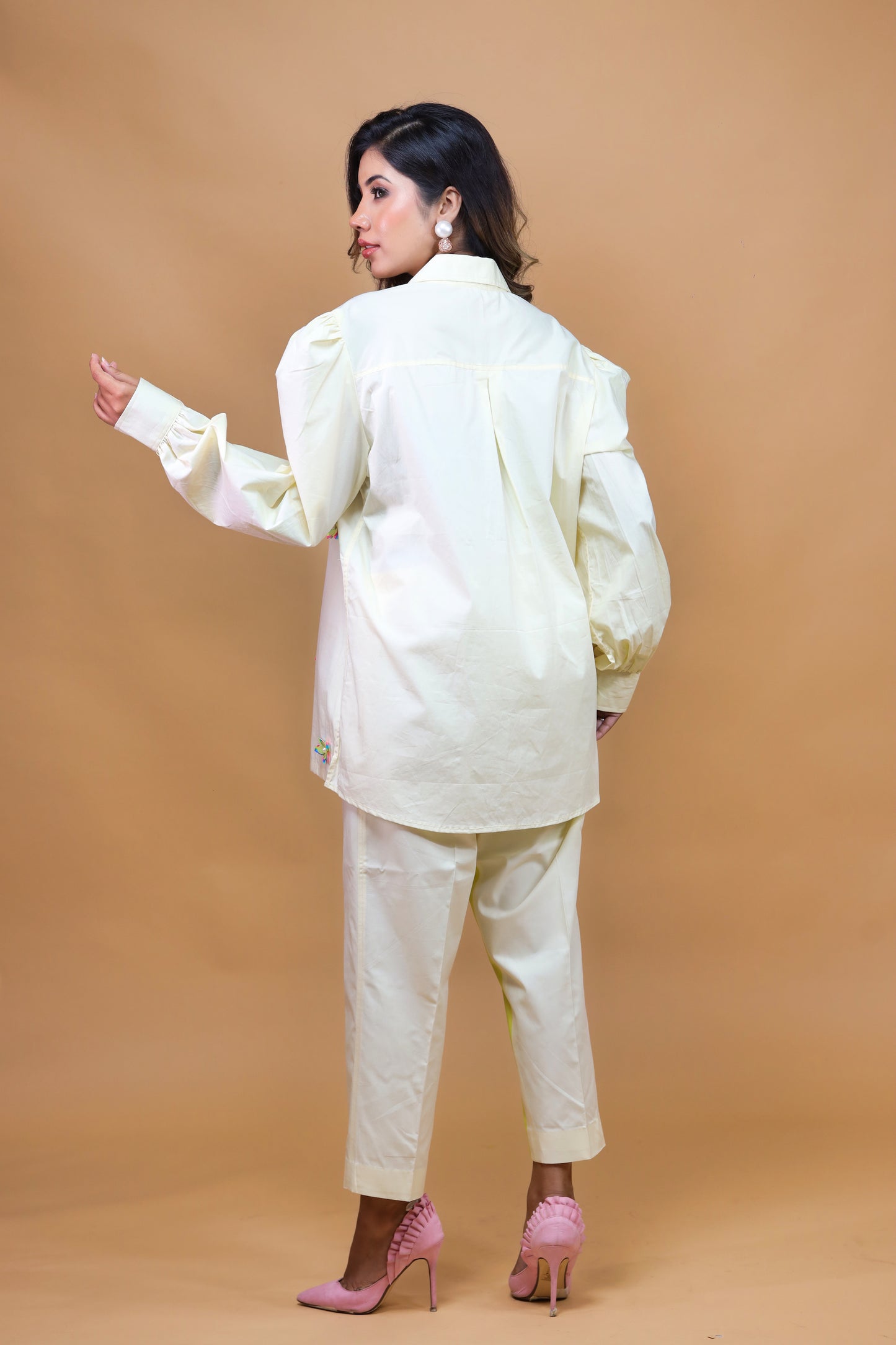 Light Yellow Dress Set