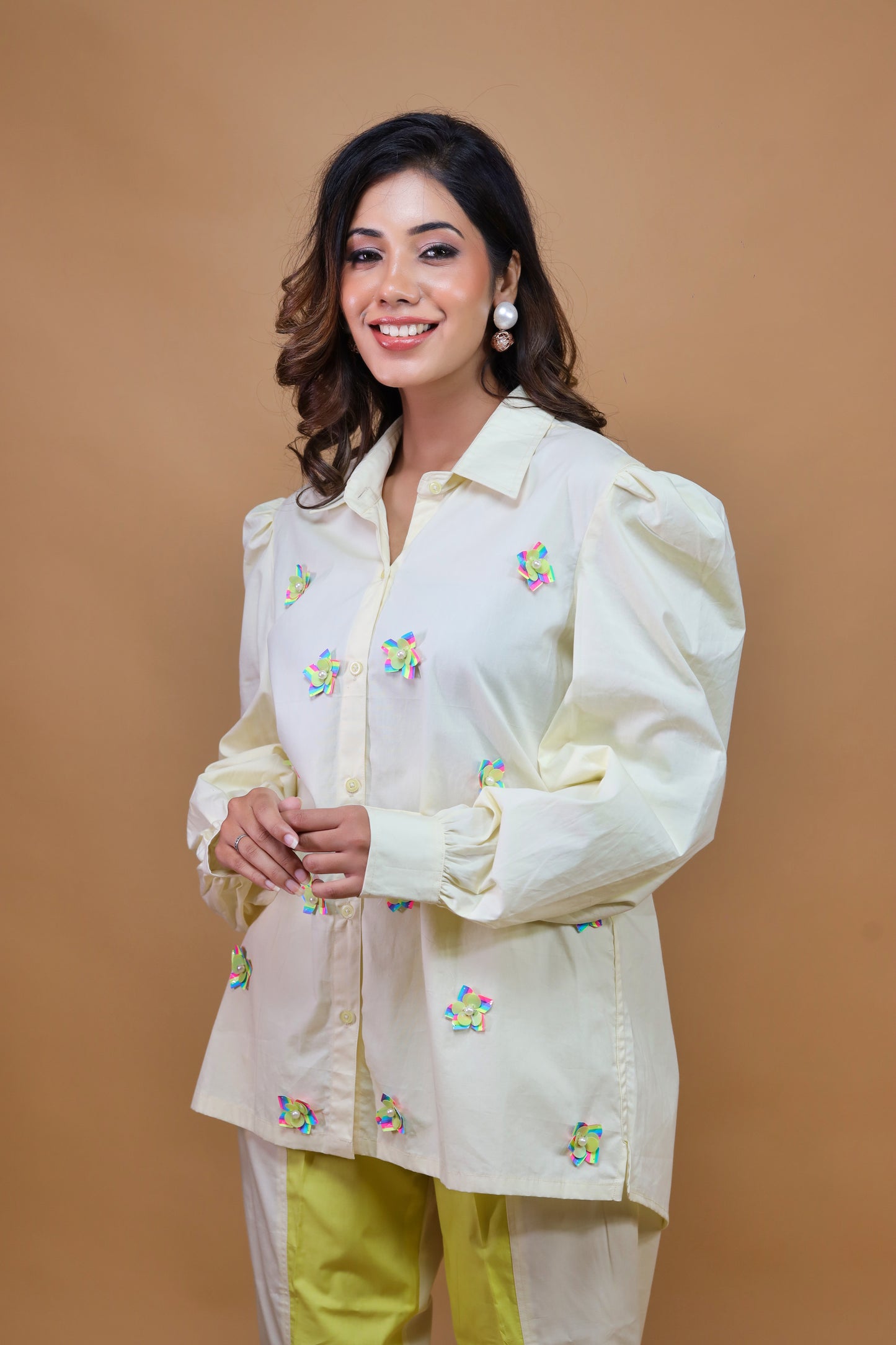 Light Yellow Dress Set