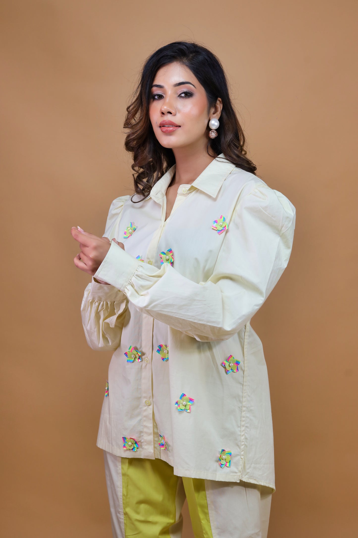 Light Yellow Dress Set