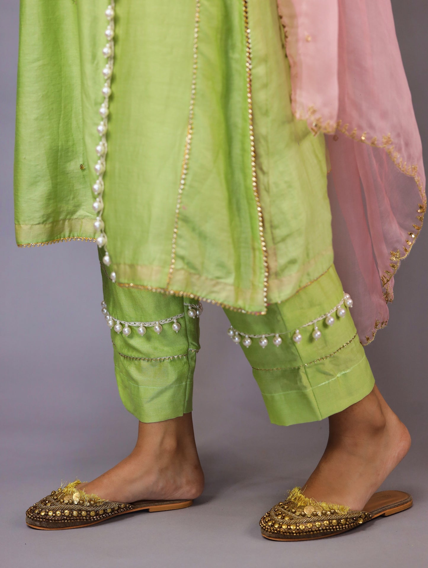 Pistachio Green Kurta Set