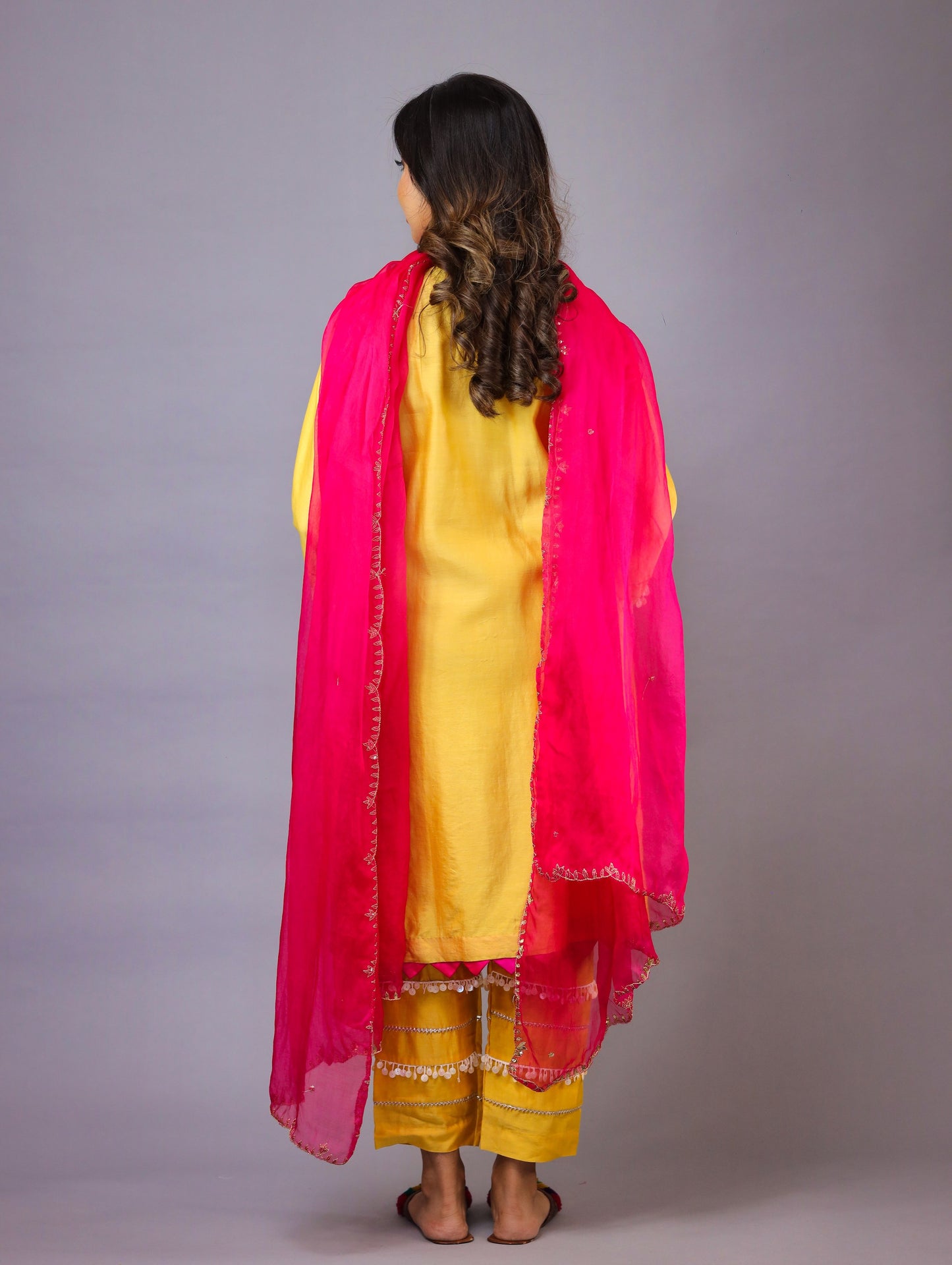 Mango Yellow Kurta Set