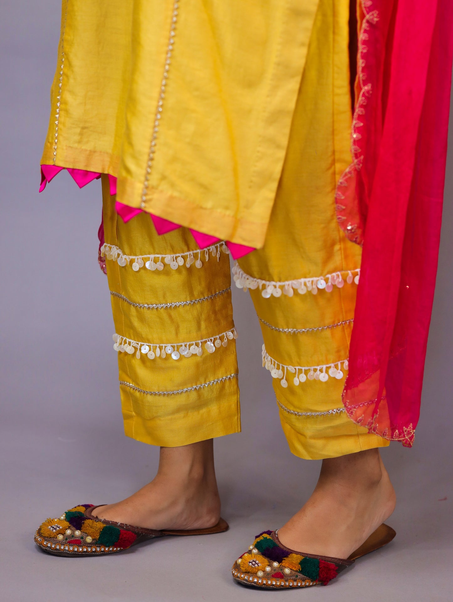 Mango Yellow Kurta Set