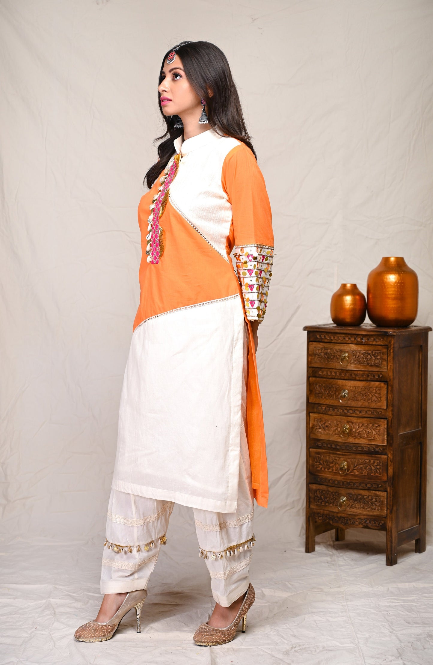 Multi Colored Indian Wear Kurta Set