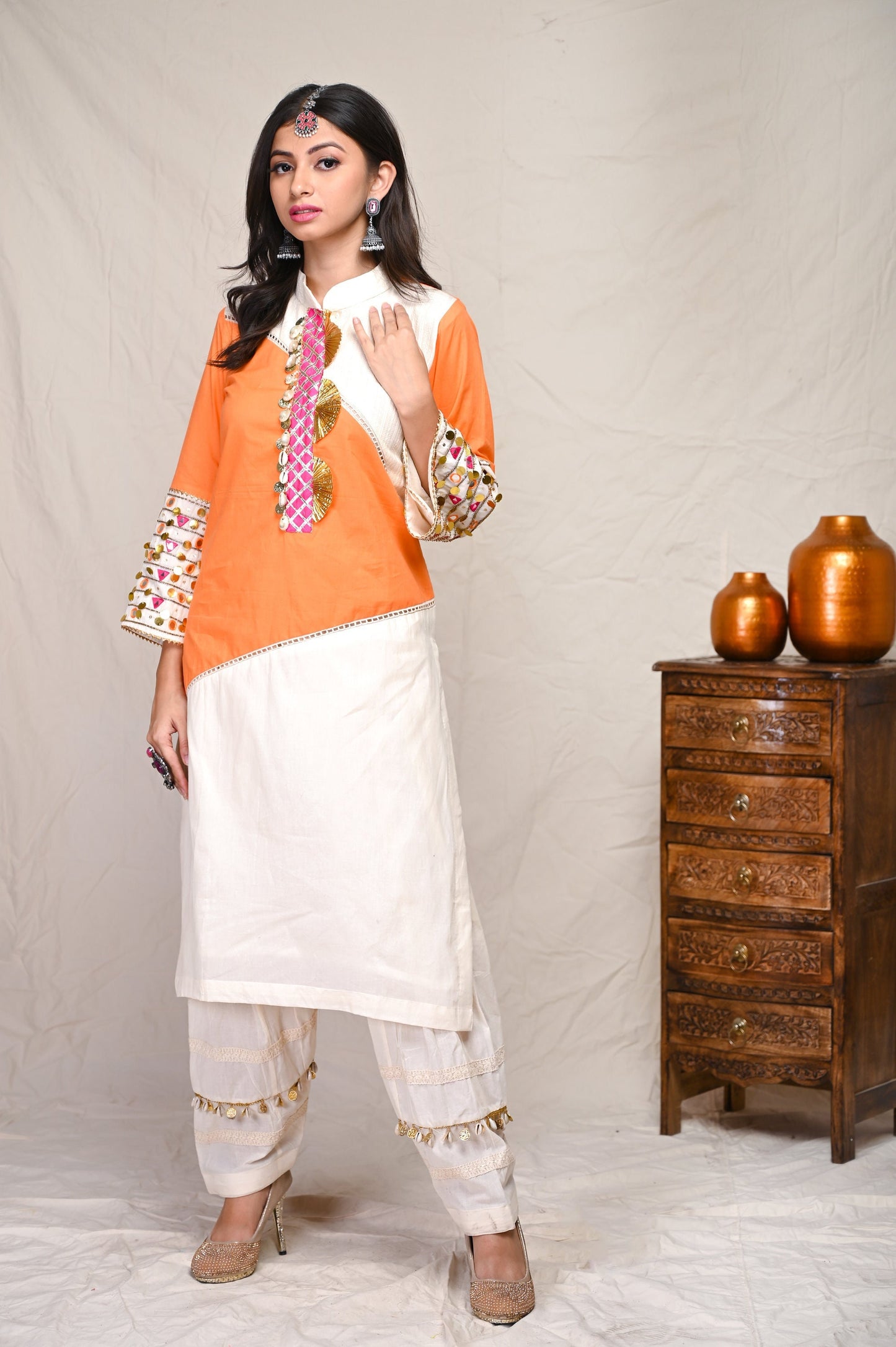 Multi Colored Indian Wear Kurta Set
