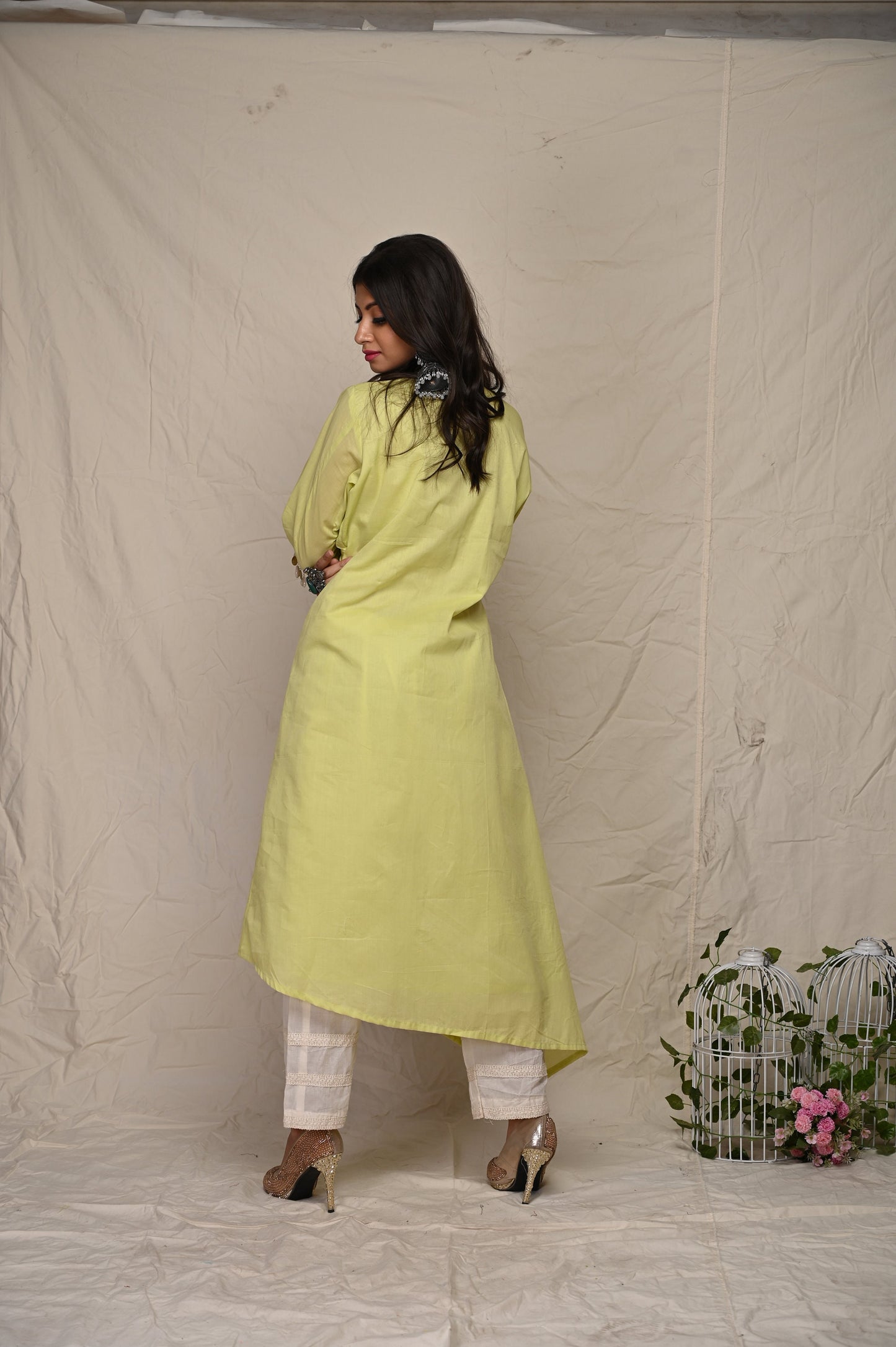 Multi Colored Sequence Pattern Indian Wear Kurta Set