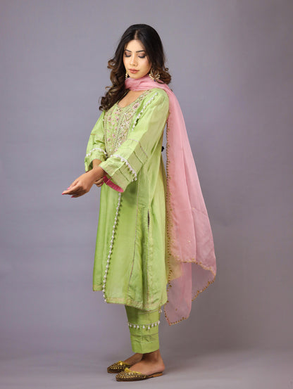 Pistachio Green Kurta Set