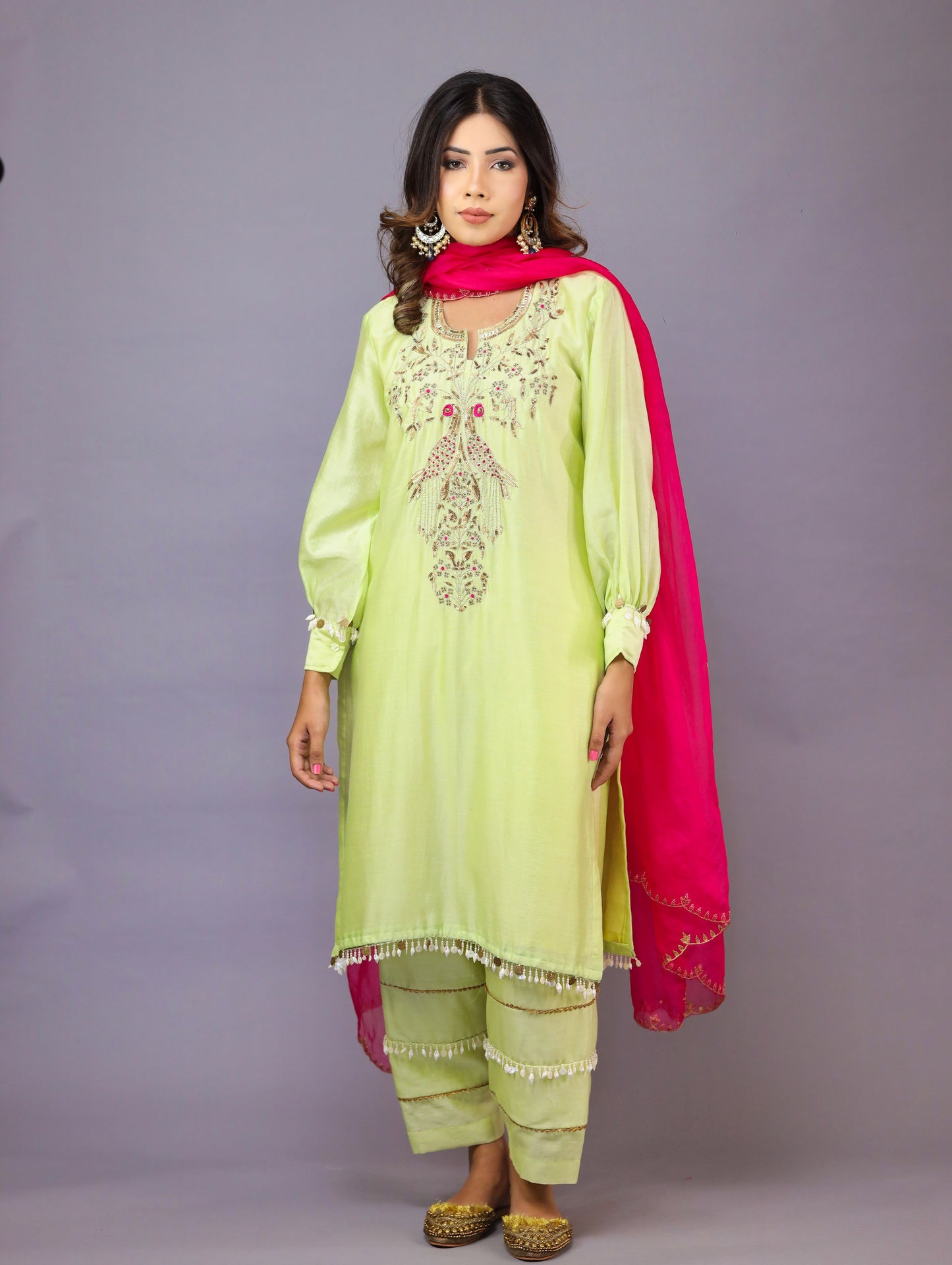 Light Green Kurta Set