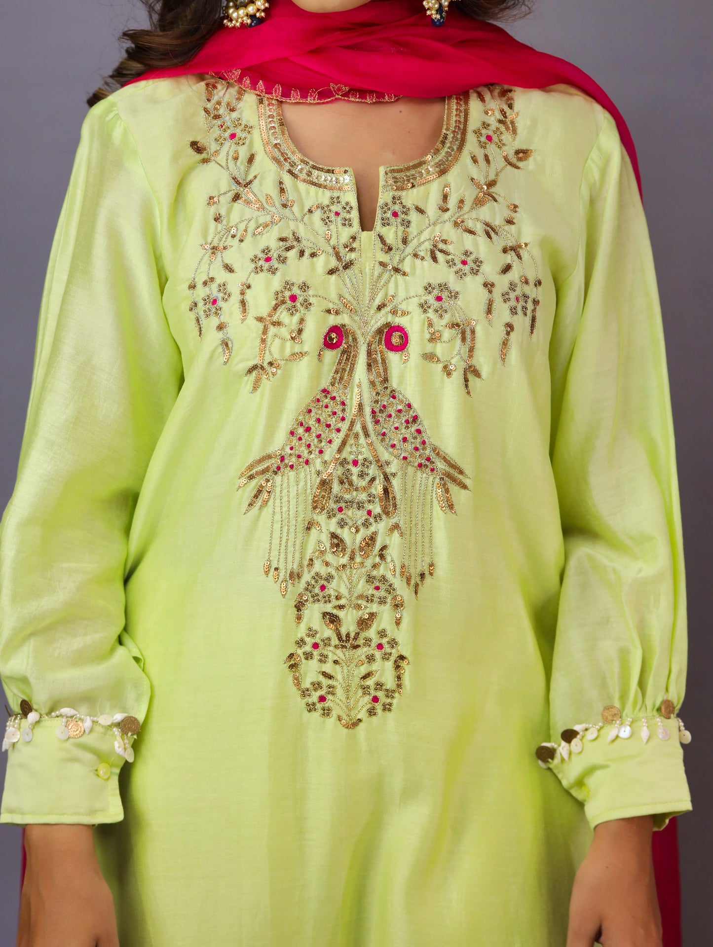 Light Green Kurta Set